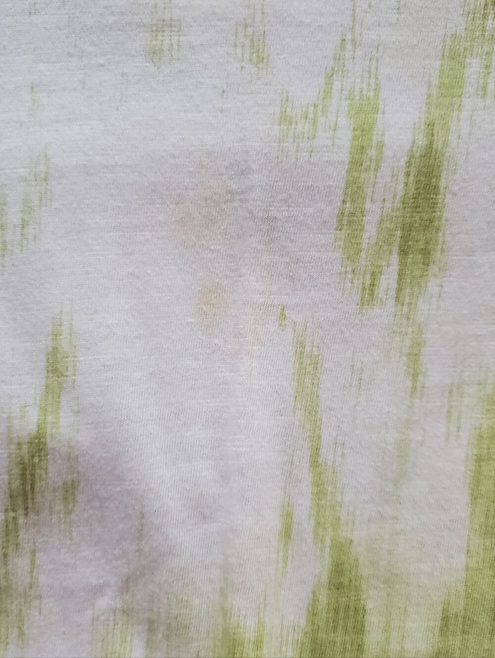 **SALE** Women's V-Neck Tie-Dye Short Sleeve Top - Green - Picture 5 of 5